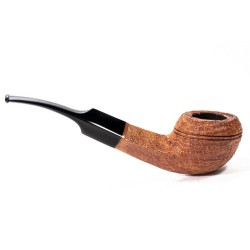 Briar Pipe Sasieni 4 Dot Ruff Root Sand. Bent Rhodesian