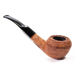 Pipa Sasieni 4 Dot Ruff Root Sabbiata Bent Rhodesian