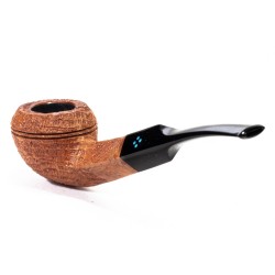Briar Pipe Sasieni 4 Dot Ruff Root Sand. Bent Rhodesian