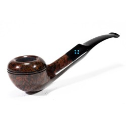 Pipe Sasieni 4 Dot Walnut Smooth Bent Rhodesian