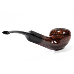 Pipa Sasieni 4 Dot Walnut Liscia Bent Rhodesian