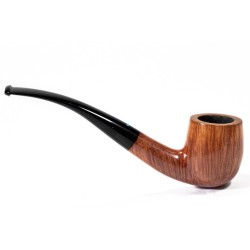 Pipa in Radica Sasieni 4 Dot Natural Liscia Bent SS 2560 | Pipeonline