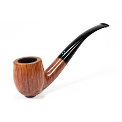 Briar Pipe Sasieni 4 Dot Natural Smooth Bent SV 2560 | Buy Now