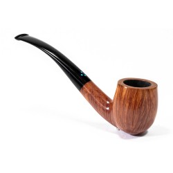 Briar Pipe Sasieni 4 Dot Natural Smooth Bent SV 2560 | Buy Now