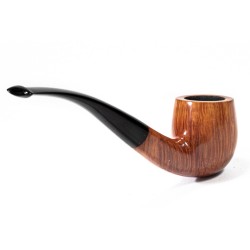 Briar Pipe Sasieni 4 Dot Natural Smooth Bent SV 2560 | Buy Now