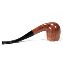 Pipa in Radica Sasieni 4 Dot Natural Liscia Bent SS 2560 | Pipeonline