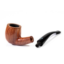 Briar Pipe Sasieni 4 Dot Natural Smooth Bent SV 2560 | Buy Now