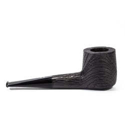 Bog Oak Pipe Radice Sandblasted Pot