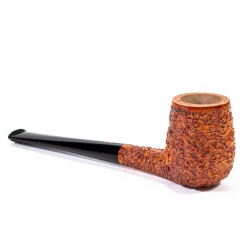 Briar Pipe Radice Rind Rusticated Billiard