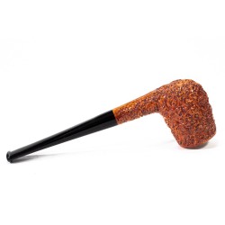 Briar Pipe Radice Rind Rusticated Billiard