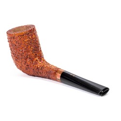 Pipa in Radica Radice Rind Rusticata Horn