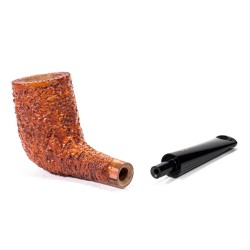Pipa in Radica Radice Rind Rusticata Horn