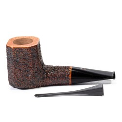 Briar Pipe Radice Rind Rusticated Billiard
