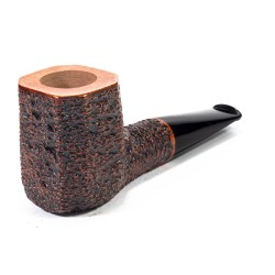Briar Pipe Radice Rind Rusticated Billiard