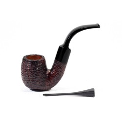 Pipa Savinelli Punto Oro Gold Sabbiata Bent Billiard