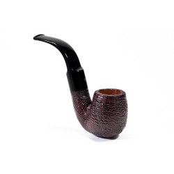 Pipa Savinelli Punto Oro Gold Sabbiata Bent Billiard