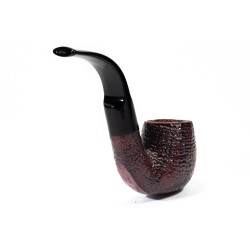 Pipe Savinelli Punto Oro Gold Sandblasted Bent Billiard