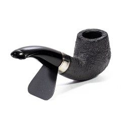 Pipa Peterson 160th Anniversary Sabbiata Bent Billiard