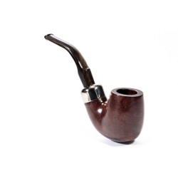 Pipa Lubinski Opus Horn Liscia Bent Billiard LU 2522 | Pipeonline