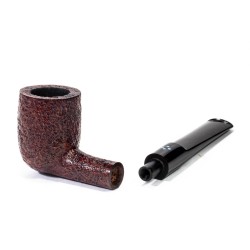 Briar Pipe Sasieni 4 Dot Ruff Root Sandblasted Billiard SV 2562