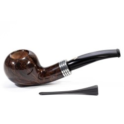 Pipa Brebbia Nova "PURA" Noce 135 Bent Apple BR 25107 | Pipeonline