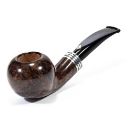 Pipa Brebbia Nova "PURA" Noce 135 Bent Apple BR 25107 | Pipeonline
