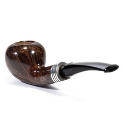 Pipe Brebbia Nova "PURA" Noce Mod. 135 Bent Apple BR 25107 | Buy Now