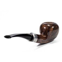 Pipa Brebbia Nova "PURA" Noce 135 Bent Apple BR 25107 | Pipeonline
