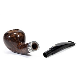 Pipa Brebbia Nova "PURA" Noce 135 Bent Apple BR 25107 | Pipeonline