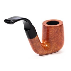 Pipa Brebbia Stand-Up Ambra 2863 Bent Billiard BR 25100 | Pipeonline