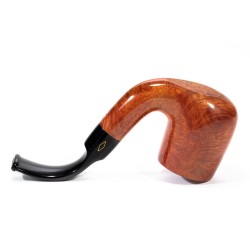 Pipa Brebbia Stand-Up Ambra 2863 Bent Billiard BR 25100 | Pipeonline