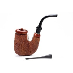 Pipe Brebbia Oom Paul Rusticated Natural Hungarian BR 2591 | Buy Now