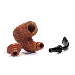 Pipe Brebbia Oom Paul Rusticated Natural Hungarian BR 2591 | Buy Now