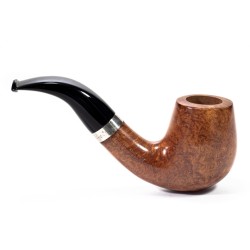 Pipa Brebbia Italia Pura Liscia 60 Bent Billiard BR 2589 | Pipeonline