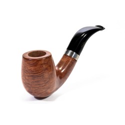 Pipa Brebbia Italia Pura Liscia 60 Bent Billiard BR 2589 | Pipeonline