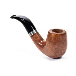 Pipa Brebbia Italia Pura Liscia 60 Bent Billiard BR 2589 | Pipeonline