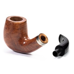 Pipe Brebbia Italia Pura Smooth Bent Billiard BR 2589 | Buy Now