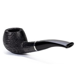 Bog Oak Pipe Talamona Bent Apple