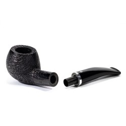 Bog Oak Pipe Talamona Bent Apple