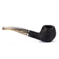 Bog Oak Pipe Talamona Bent Apple