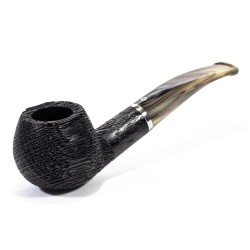 Bog Oak Pipe Talamona Bent Apple
