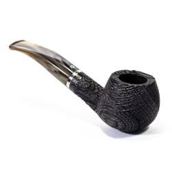 Bog Oak Pipe Talamona Bent Apple