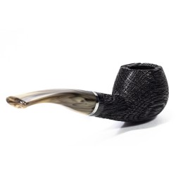 Bog Oak Pipe Talamona Bent Apple