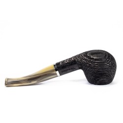Bog Oak Pipe Talamona Bent Apple