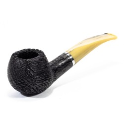 Bog Oak Pipe Talamona Bent Apple