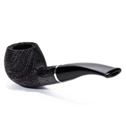 Bog Oak Pipe Talamona Bent Apple
