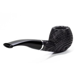 Bog Oak Pipe Talamona Bent Apple