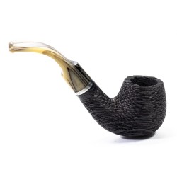 Bog Oak Pipe Talamona Bent Apple