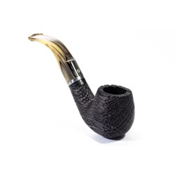 Bog Oak Pipe Talamona Bent Apple