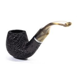 Bog Oak Pipe Talamona Bent Apple